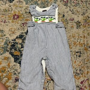 Boys smocked romper